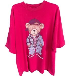 Vintage Tompkins Ave Shirt Womens Plus Size 22W/24W Bear Collectibles FLAWS